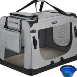 Tiertransportbox XL 82 x 58 x 58 cm grau