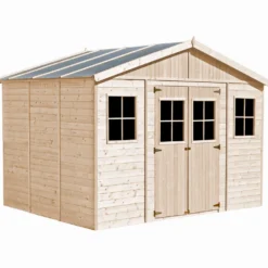 Timbela Gartenhaus aus Holz 297 x 401 cm