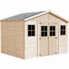 Timbela Gartenhaus / Gerätehaus aus Holz mit Boden