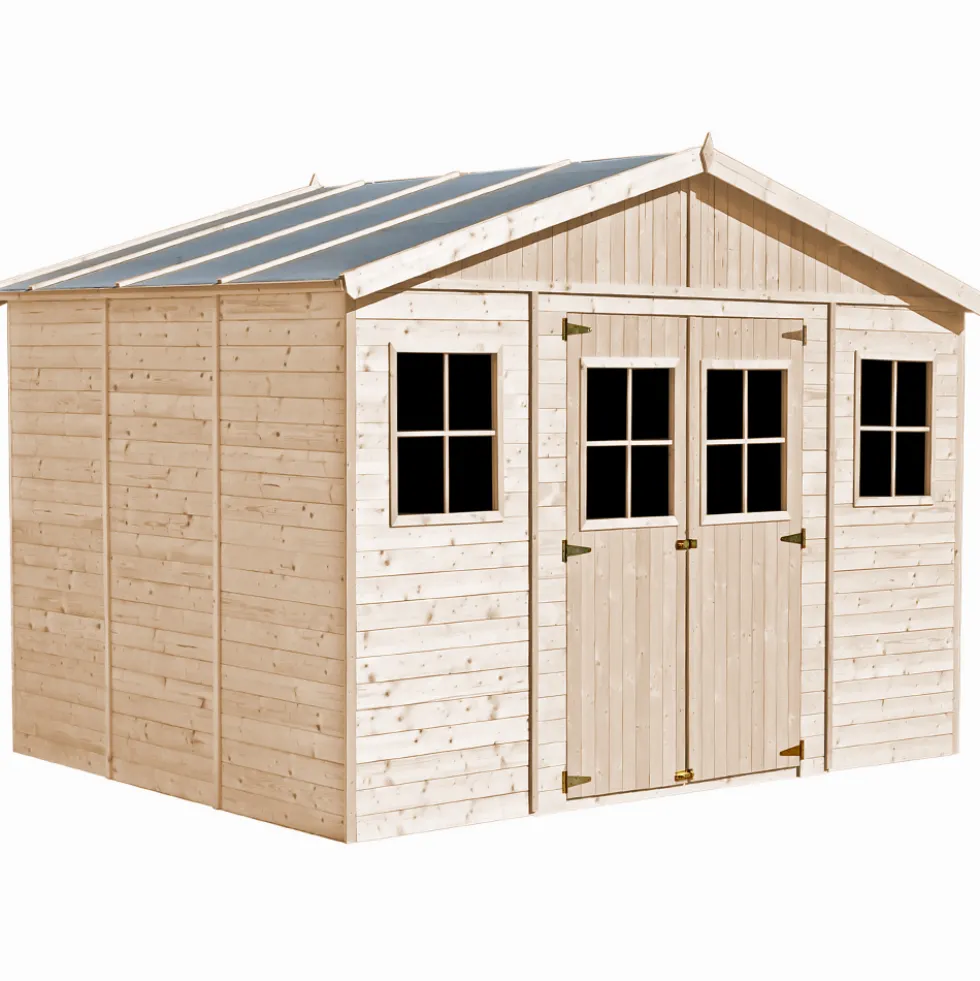Timbela Gartenhaus / Gerätehaus aus Holz mit Boden