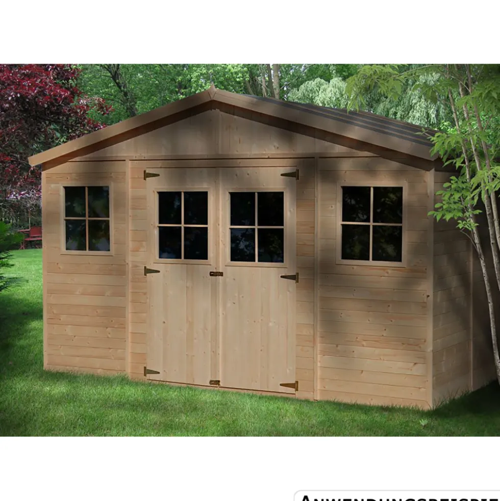 Timbela Gartenhaus / Gerätehaus aus Holz mit Boden