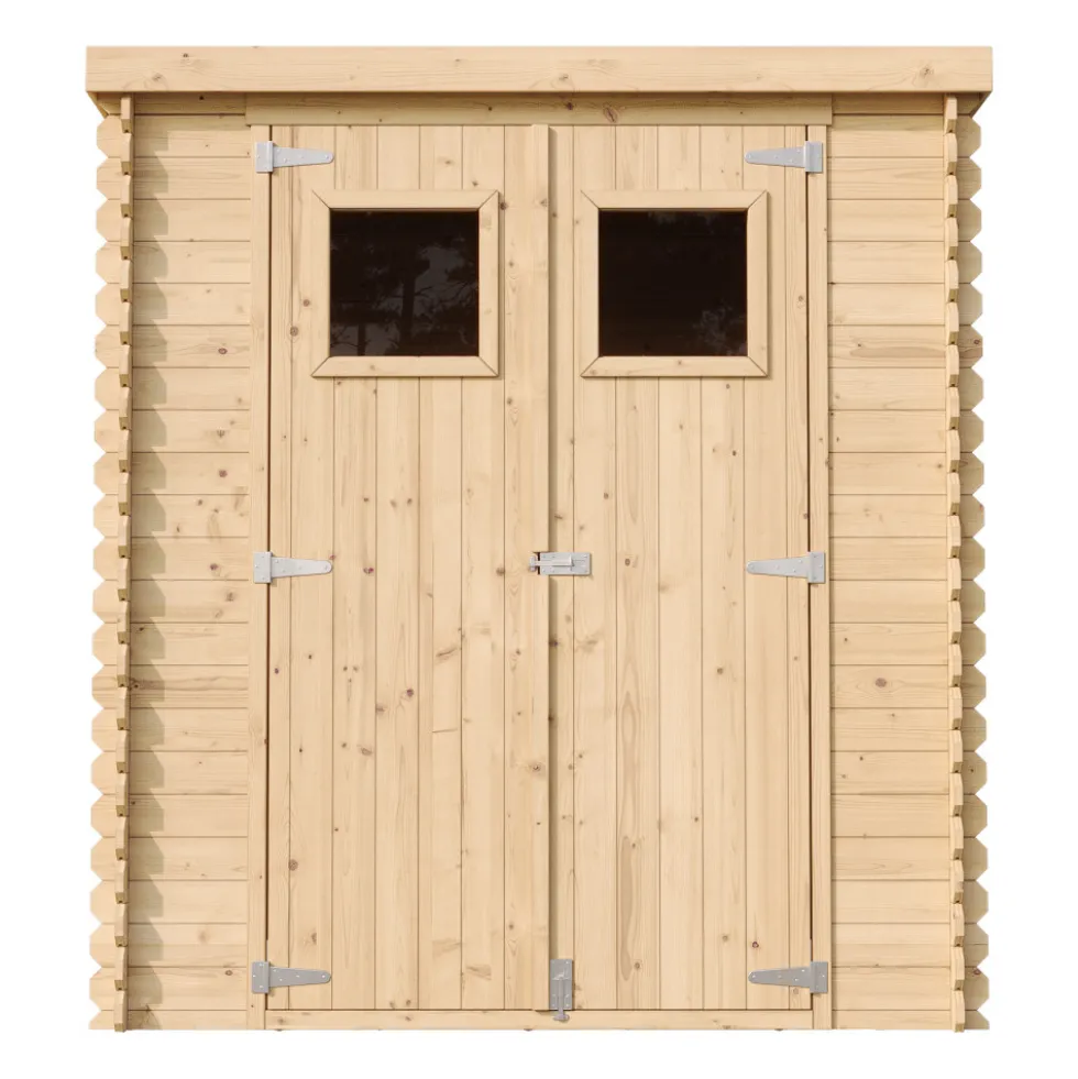 Timbela Geräteschuppen aus Holz 200 x 200 cm