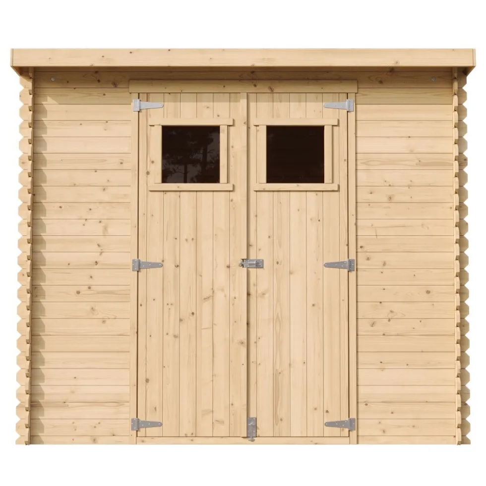 Timbela Geräteschuppen aus Holz 130 x 235 cm