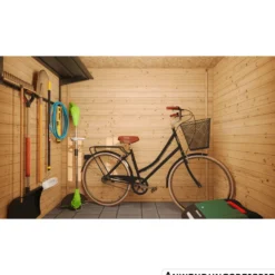 Timbela Geräteschuppen aus Holz 130 x 235 cm