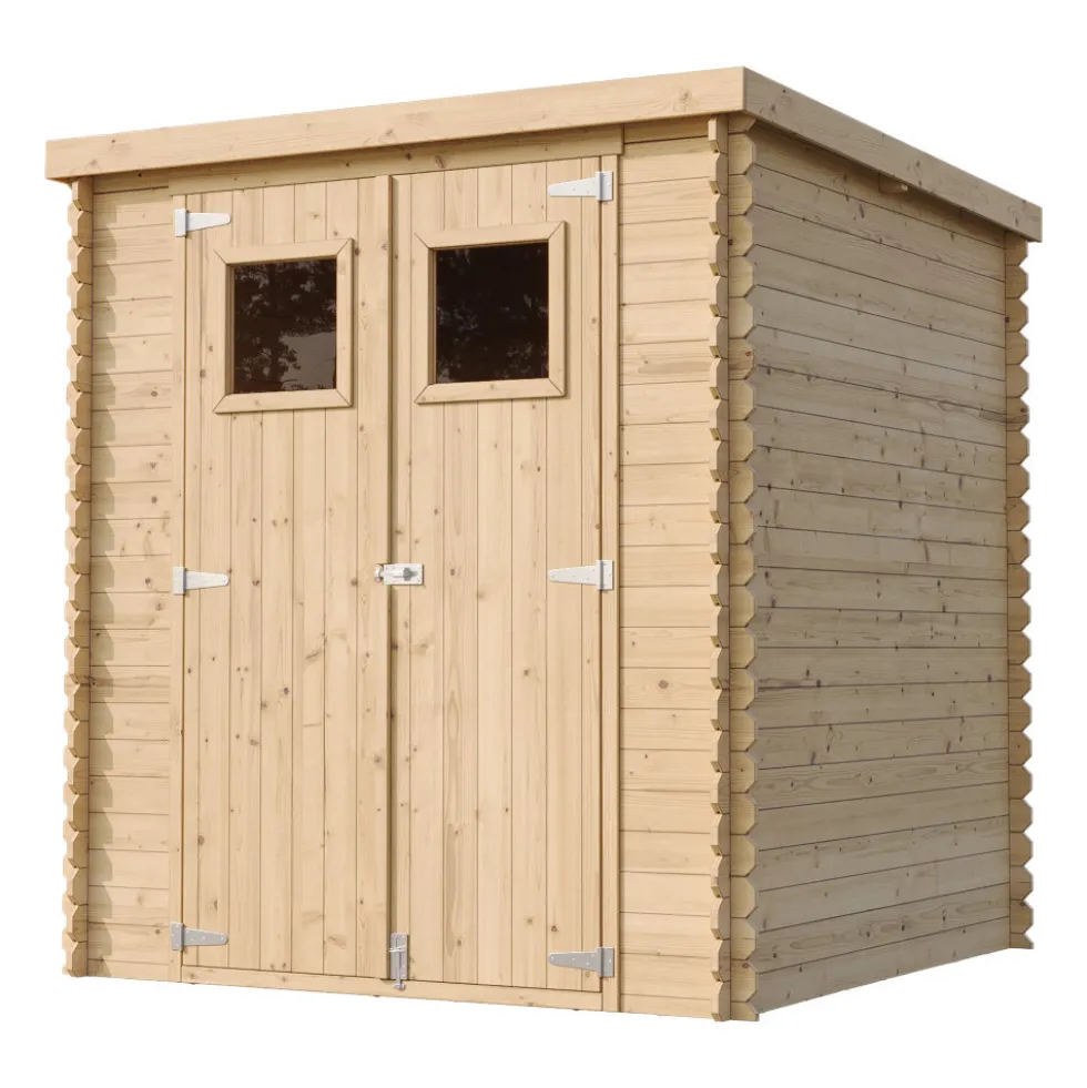 Timbela Geräteschuppen aus Holz mit Boden
