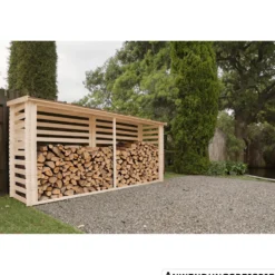 Timbela Kaminholzregal aus Holz
