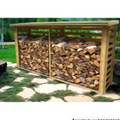 Timbela Kaminholzregal aus Holz