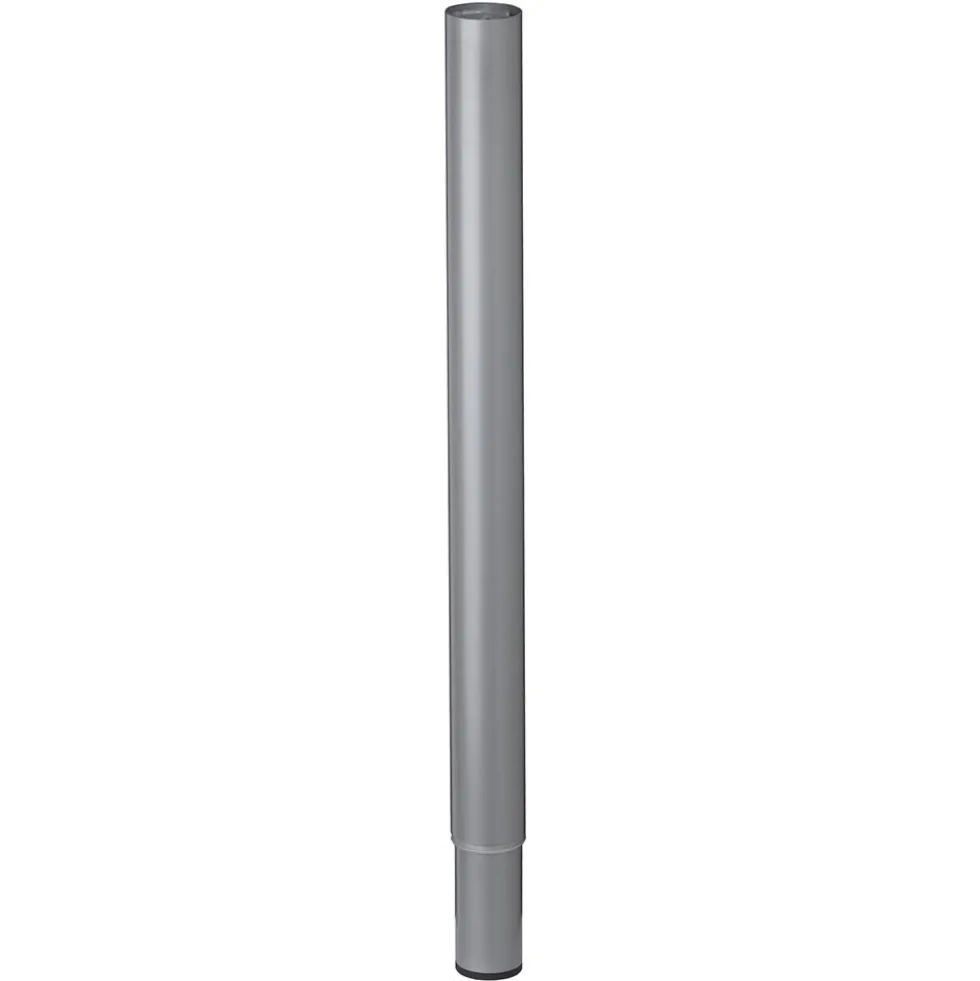 Tischbein PASO 600-900 x 50 mm silberfarben