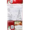 Tischdecke bemalbar mit Weihnachtsmotiv