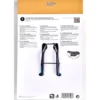 Touren-City-Sattel mit Memory Foam schwarz