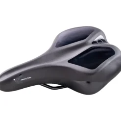 Touren-City-Sattel mit Memory Foam schwarz