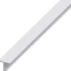 T-Profil Aluminium eloxiert 1000 x 20 x 20 x 1,5 mm silberfarben