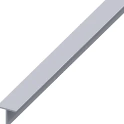 T-Profil Aluminium eloxiert 1000 x 19,5 x 19,5 x 1,5 mm silberfarben