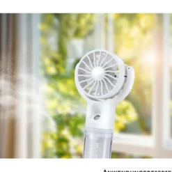 Tragbarer USB-Mini-Ventilator mit Luftbefeuchter