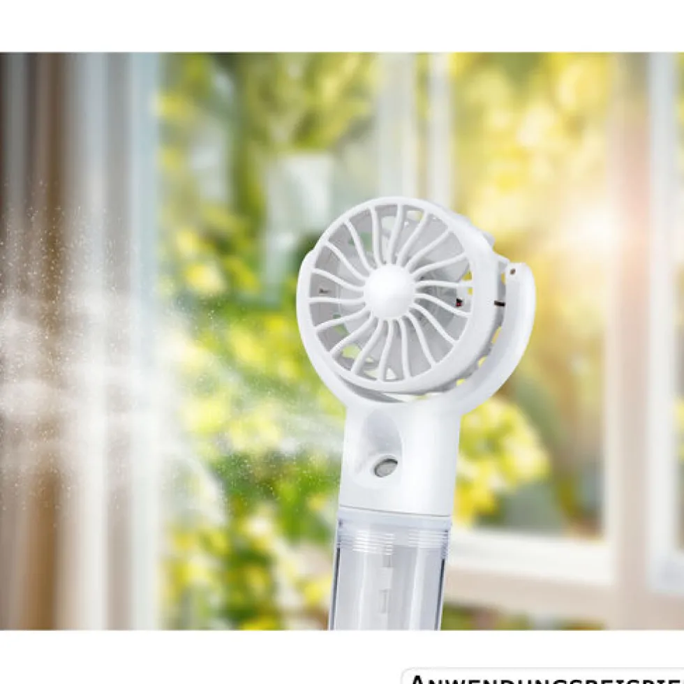Tragbarer USB-Mini-Ventilator mit Luftbefeuchter