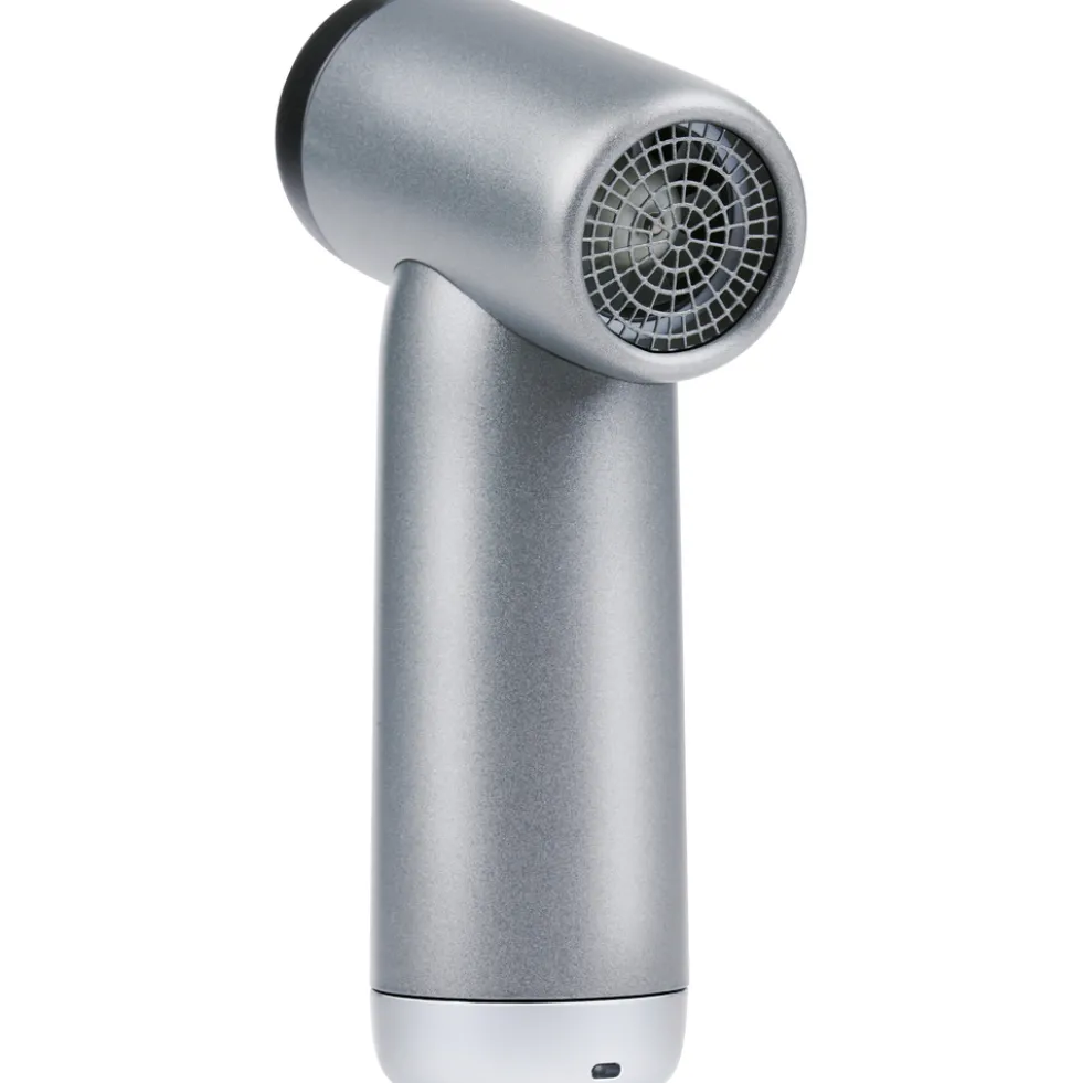 Tragbarer USB-Ventilator 1100 mAh, silber