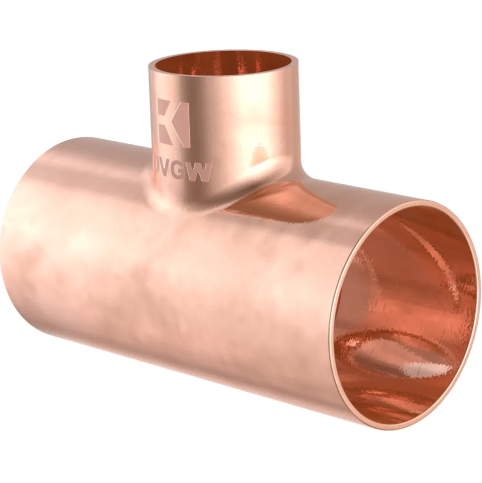 T-Reduzierstück 22 x 15 x 22 mm Kupfer-Lötfitting