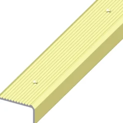 Treppen-Profil breit Aluminium eloxiert 1000 x 41 x 23 mm messingfarben