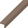 Treppen-Profil PVC 1000 x 25 x 21 mm braun