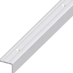 Treppen-Profil schmal Aluminium eloxiert 2000 x 25 x 20 mm silberfarben