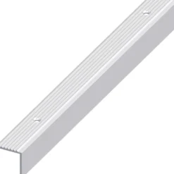Treppen-Profil schmal Aluminium eloxiert 2000 x 19 x 20 mm silberfarben