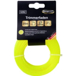 Trimmerfaden 2,0 mm 25 m, gelb