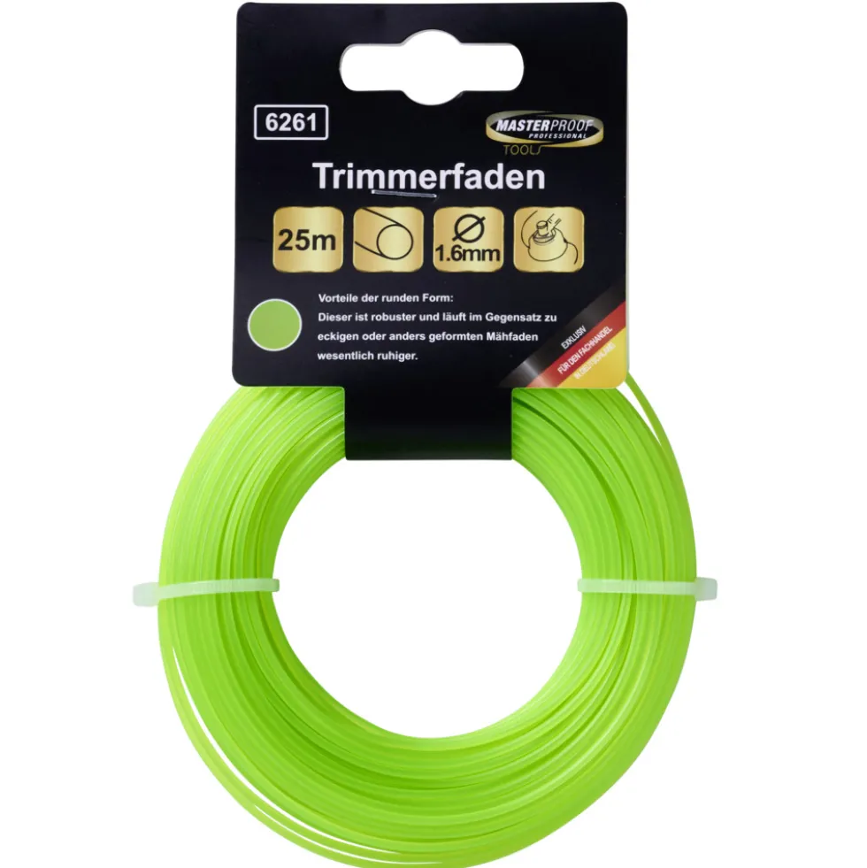 Trimmerfaden 1,6 mm 25 m, grün