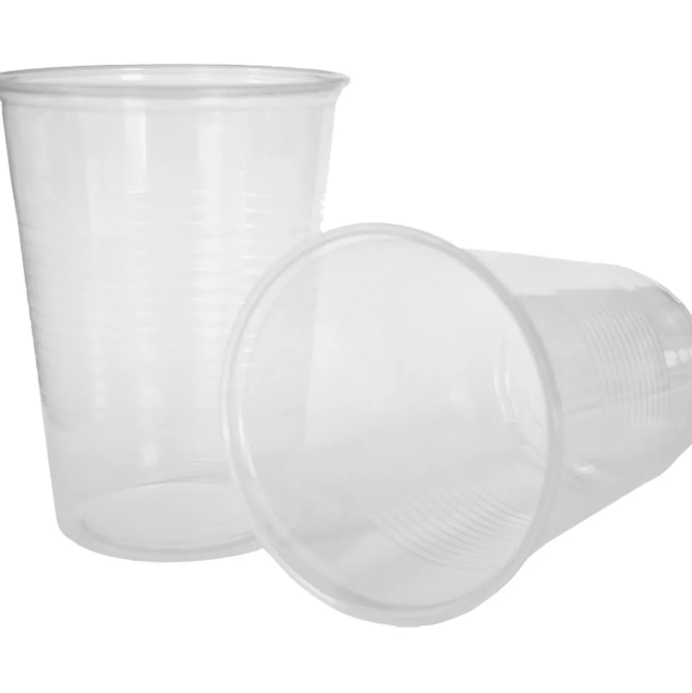 Trinkbecher klar, 0,4 Liter, 50 Stück, Kunststoff