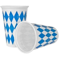 Trinkbecher 10 Stück in Bayrisch Blau