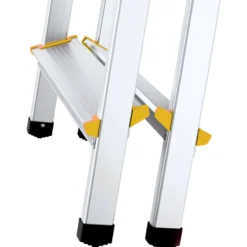Trittleiter aus Aluminium mit 2x5 Stufen