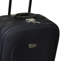 Trolley 3tlg Set dunkelblau EVA Kunststoff