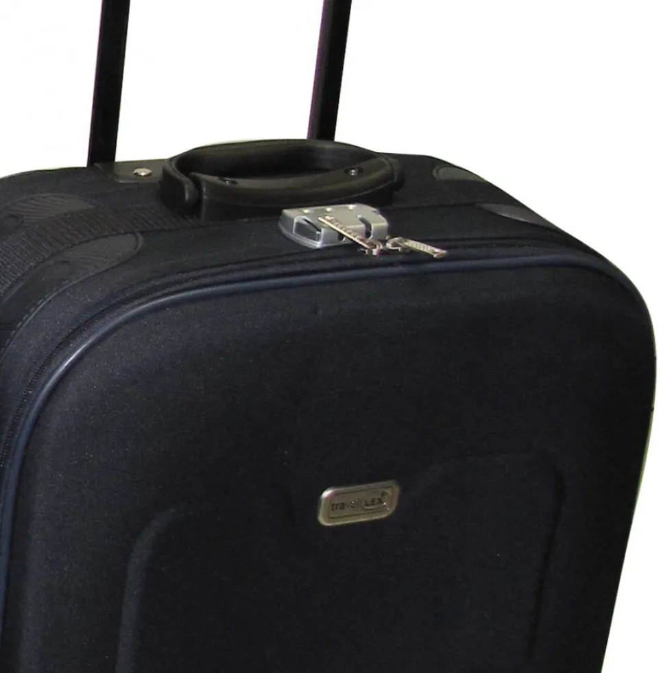 Trolley 3tlg Set dunkelblau EVA Kunststoff