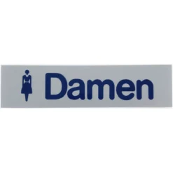 Türschild 160 x 40 mm, selbstklebend, Damen