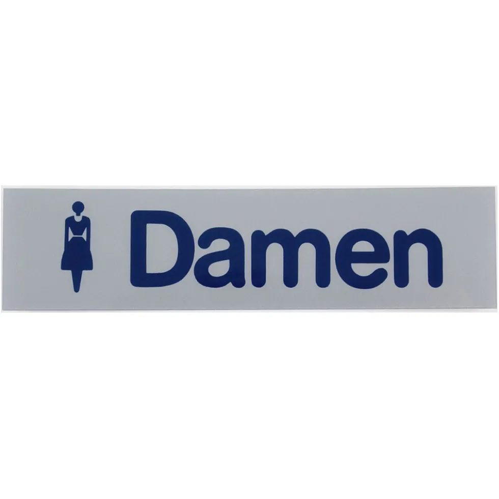 Türschild 160 x 40 mm, selbstklebend, Damen