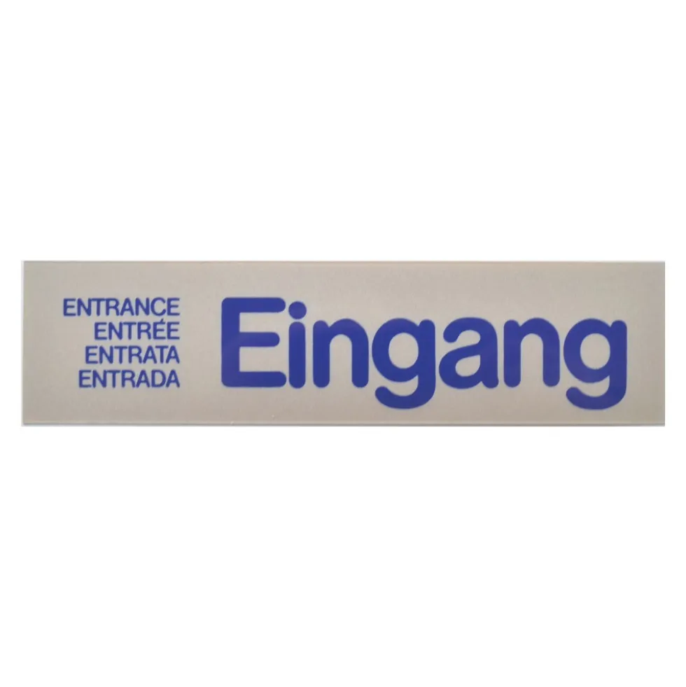 Türschild 160 x 40 mm, selbstklebend, Eingang