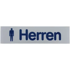 Türschild 160 x 40 mm, selbstklebend, Herren