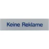 Türschild 80 x 20 mm, selbstklebend, keine Reklame