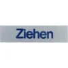 Türschild 80 x 20 mm, selbstklebend, Ziehen
