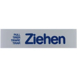 Türschild 160 x 40 mm, selbstklebend, Ziehen