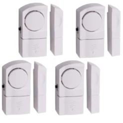 Tür- und Fensteralarm 4-teilig mit 90 dB und Magnetsensor