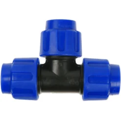T-Stück Polypropylen 3 x Ø25 mm für HDPE-Rohr