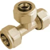T-Stück reduziert Metallverbundrohr 20 x 16 x 20 x 2 mm vernickelt