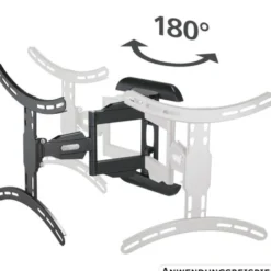 TV-Wandhalterung FULLMOTION bis 165cm 65