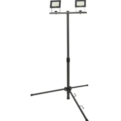 UNITEC® LED-Flutlichtstrahler Stativ 2 x 14Watt 2 x 1700lm anthrazit