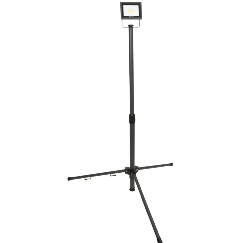 UNITEC® LED-Flutlichtstrahler 14 Watt 1700lm IP 65 mit Stativ anthrazit