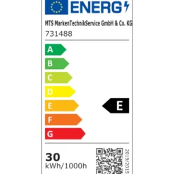 UNITEC® LED-Strahler Slim Aluminium 30W IP65 anthrazit