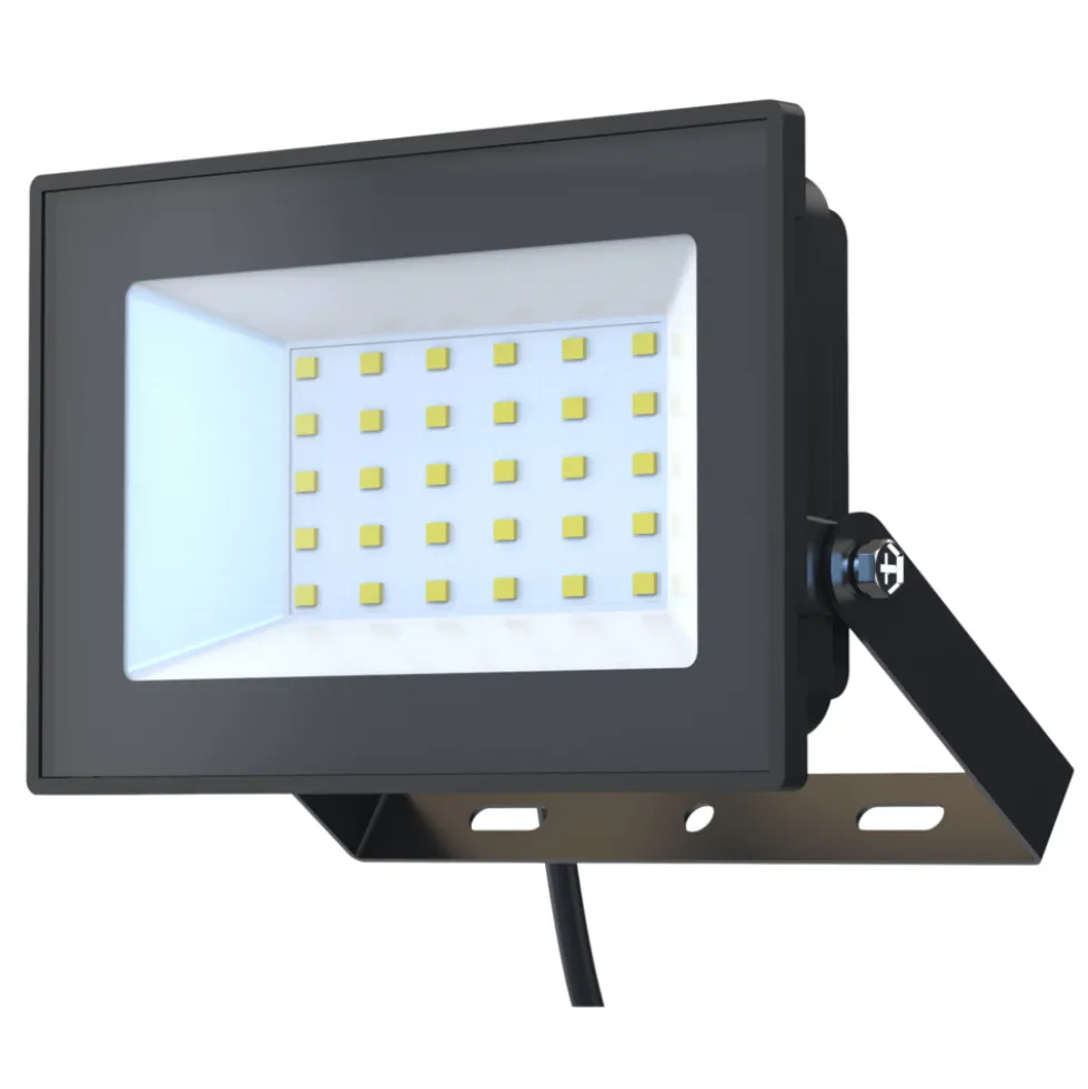 UNITEC® LED-Strahler Slim Aluminium 30W IP65 anthrazit