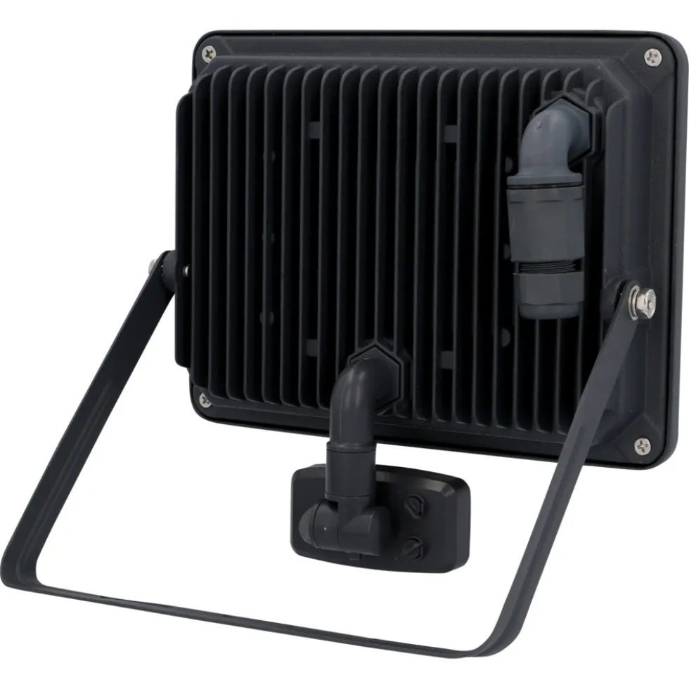 UNITEC® LED-Strahler 35 Watt 4250 Lumen 6500 K IP 44 mit Bewegungsmelder anthrazit