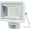 UNITEC® LED-Strahler 21 Watt 2550 Lumen 6500 K IP 44 mit Bewegungsmelder weiß