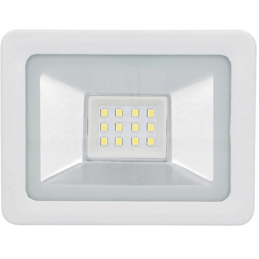 UNITEC® LED Strahler 7 Watt 850 Lumen 6500 K IP 65 Aluminium weiß